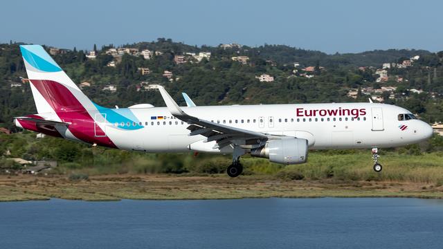D-AEWF:Airbus A320-200:Eurowings